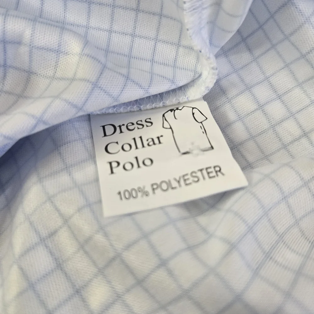 Lot of 3 Collars and Co Men's Size Medium Polo Dress Shirts New with Tags